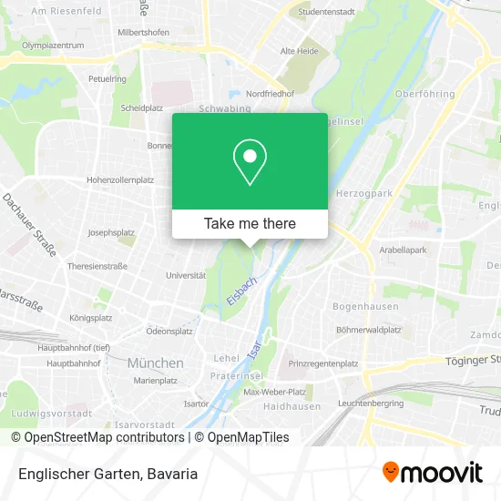 Englischer Garten map