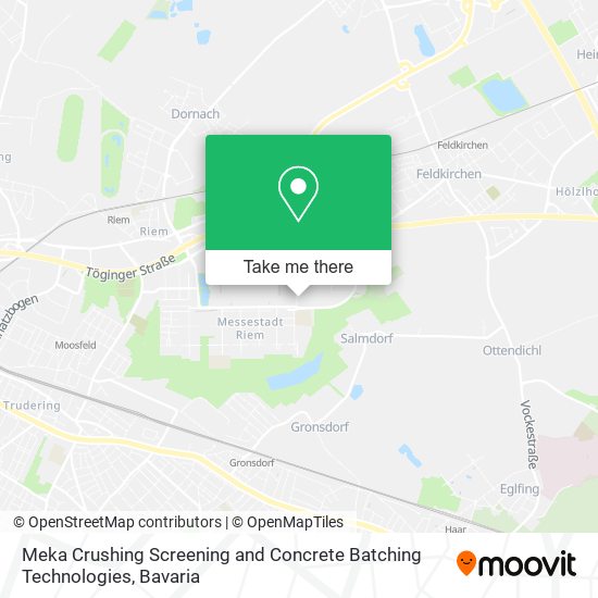 Meka Crushing Screening and Concrete Batching Technologies map
