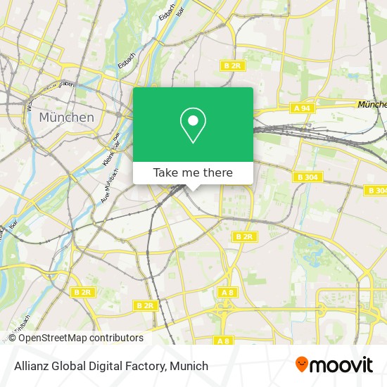 Allianz Global Digital Factory map