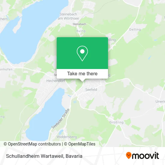 Карта Schullandheim Wartaweil