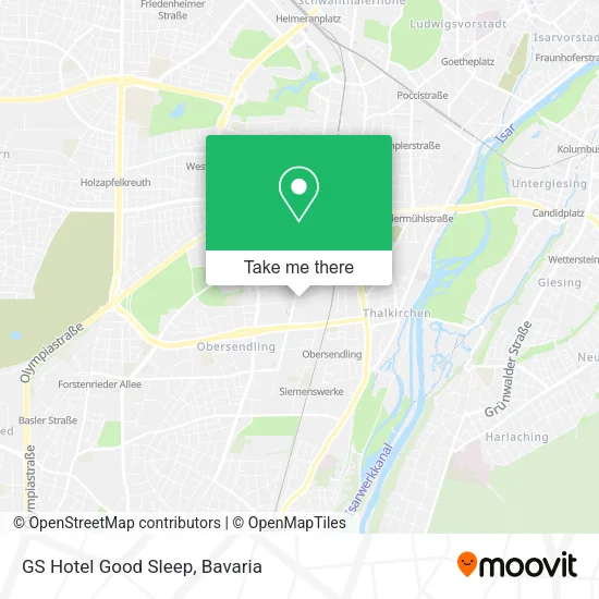 Карта GS Hotel Good Sleep