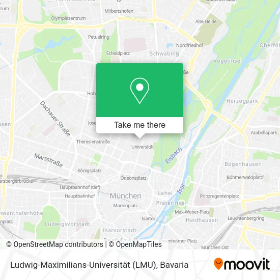 Карта Ludwig-Maximilians-Universität (LMU)