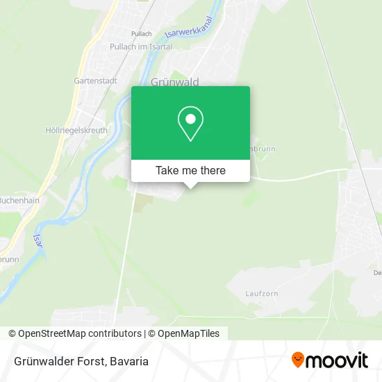 Карта Grünwalder Forst