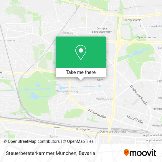 Карта Steuerberaterkammer München