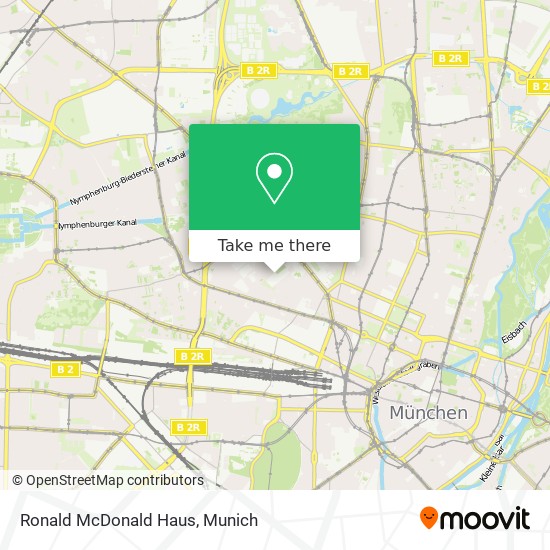 Ronald McDonald Haus map