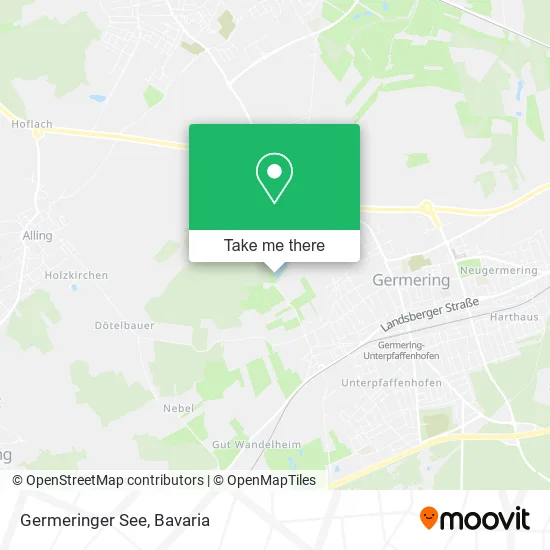 Карта Germeringer See