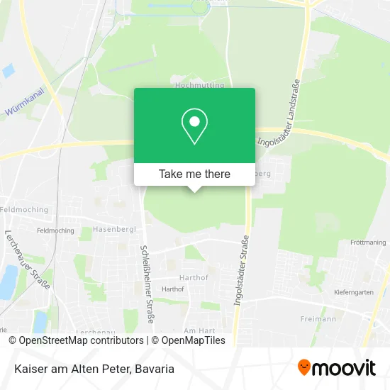 Карта Kaiser am Alten Peter