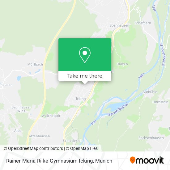 Rainer-Maria-Rilke-Gymnasium Icking map