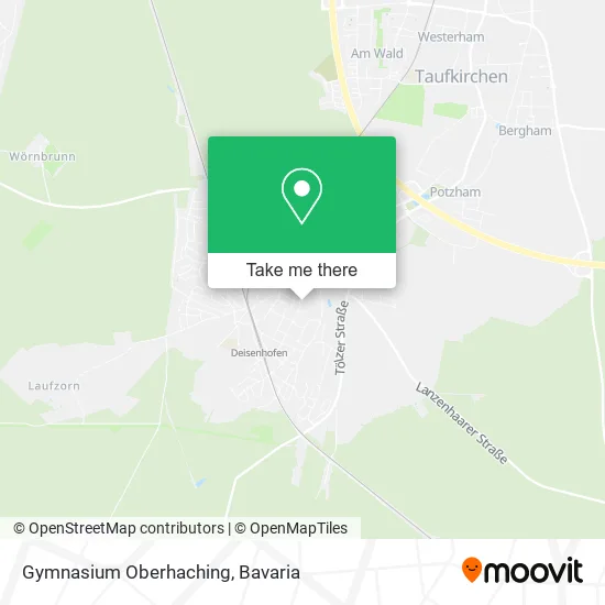 Карта Gymnasium Oberhaching