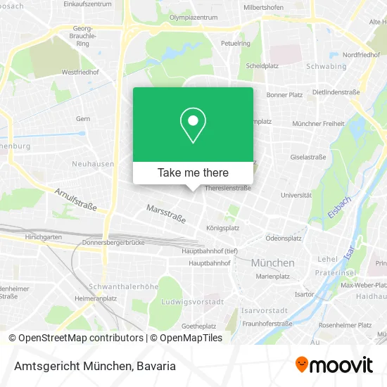 Карта Amtsgericht München