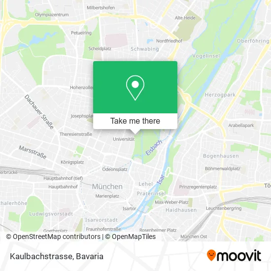 Карта Kaulbachstrasse