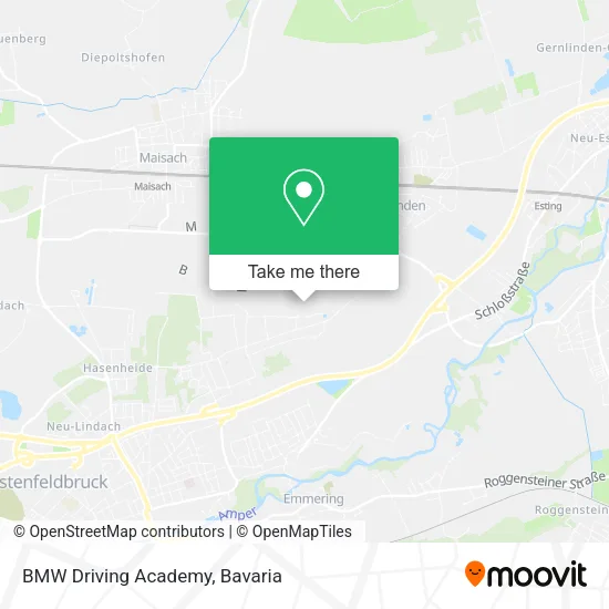 Карта BMW Driving Academy