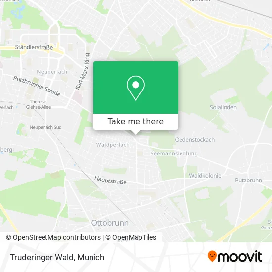 Карта Truderinger Wald