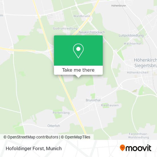 Hofoldinger Forst map