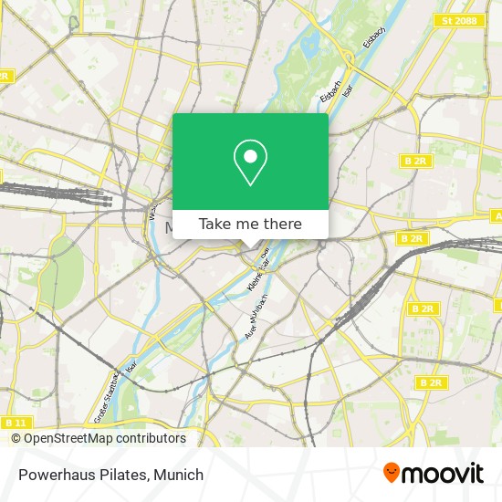 Powerhaus Pilates map