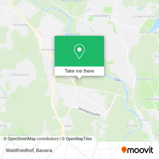 Карта Waldfriedhof