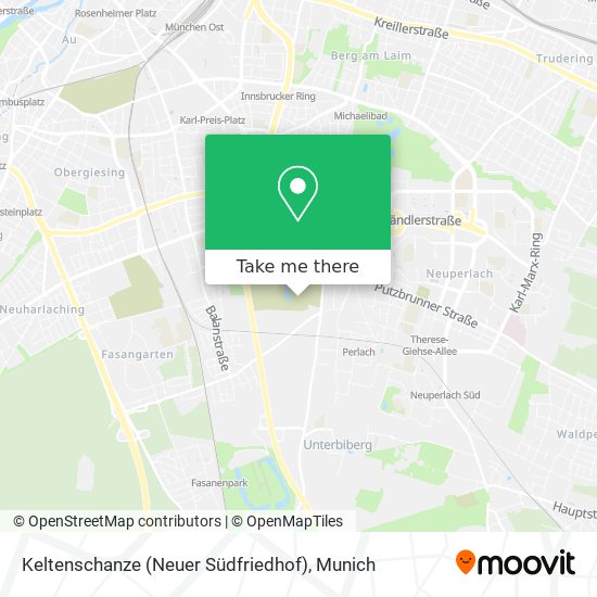 Keltenschanze (Neuer Südfriedhof) map