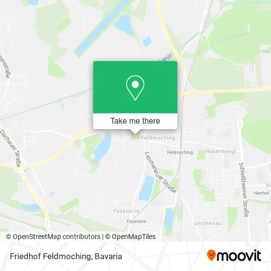 Карта Friedhof Feldmoching