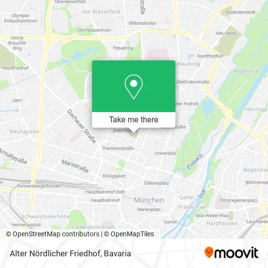 Карта Alter Nördlicher Friedhof