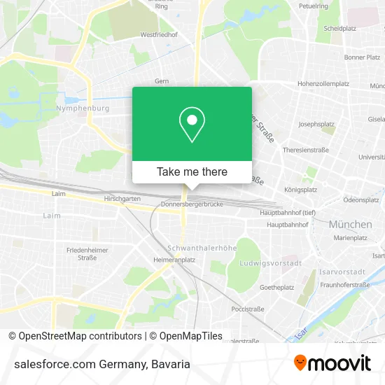 salesforce.com Germany map