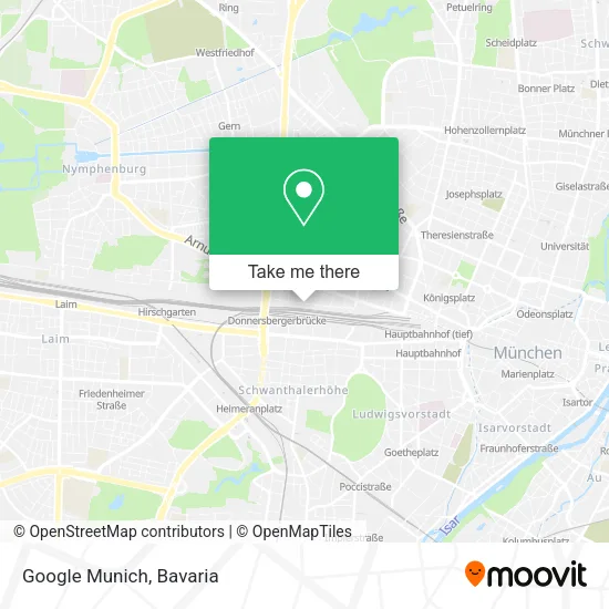 Карта Google Munich
