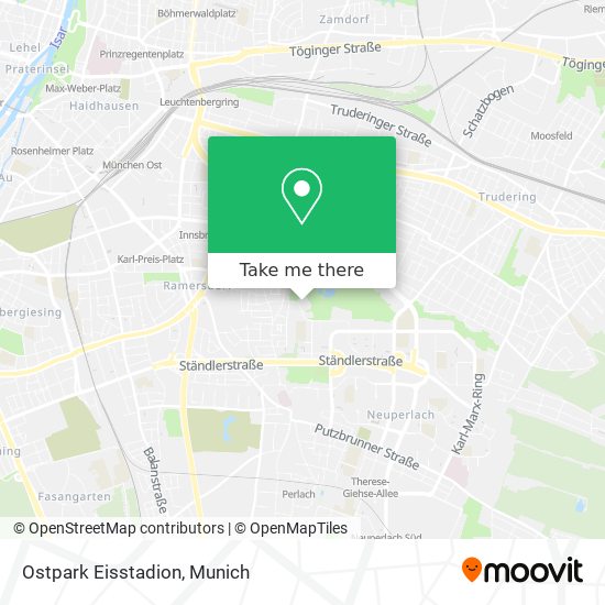 Ostpark Eisstadion map