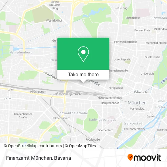 Карта Finanzamt München