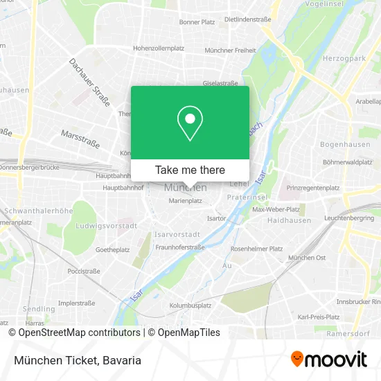 Карта München Ticket