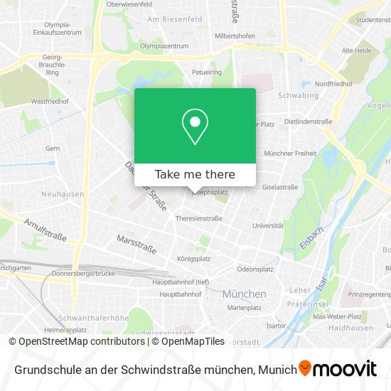 Grundschule an der Schwindstraße münchen map
