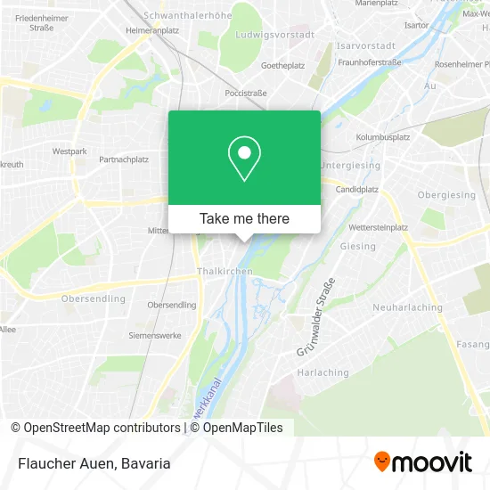 Карта Flaucher Auen