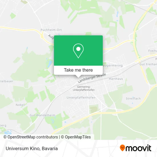 Карта Universum Kino