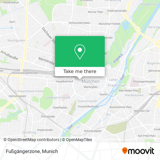 Fußgängerzone map