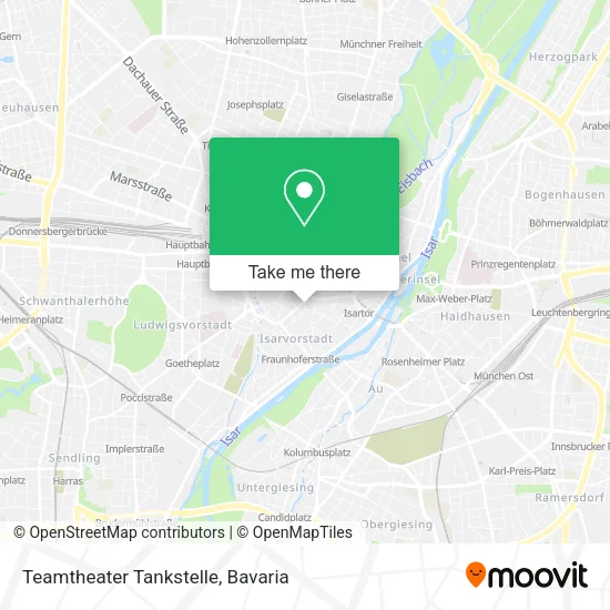 Карта Teamtheater Tankstelle