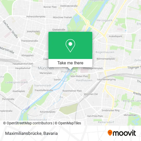 Карта Maximiliansbrücke