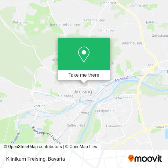 Klinikum Freising map