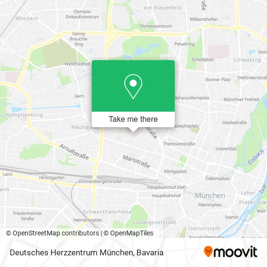 Deutsches Herzzentrum München map