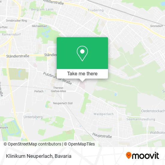 Карта Klinikum Neuperlach