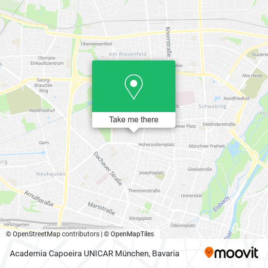 Academia Capoeira UNICAR München map