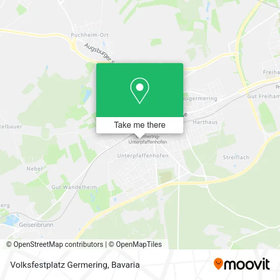 Карта Volksfestplatz Germering