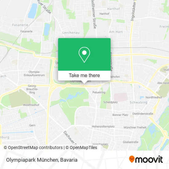 Olympiapark München map