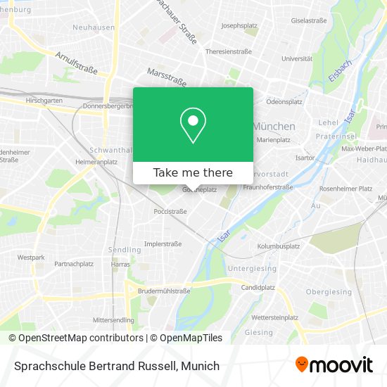 Sprachschule Bertrand Russell map