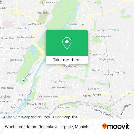 Карта Wochenmarkt am Rosenkavalierplatz