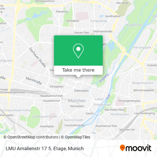 LMU Amalienstr 17 5. Etage map