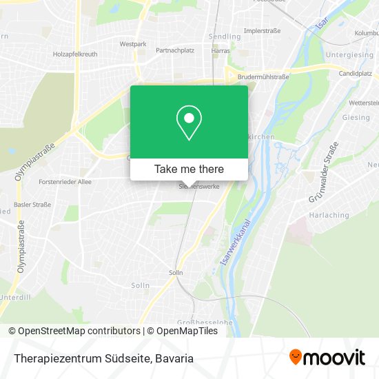 Therapiezentrum Südseite map