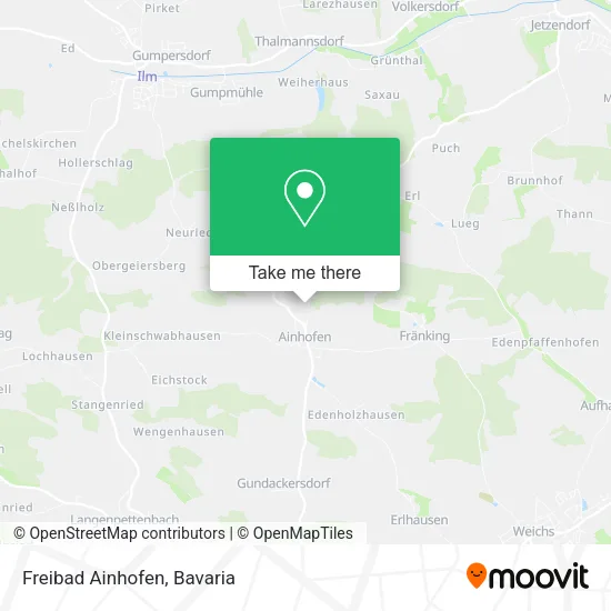 Карта Freibad Ainhofen