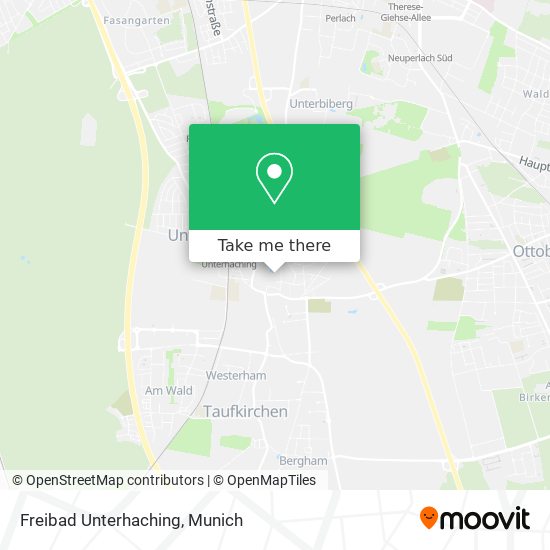 Карта Freibad Unterhaching
