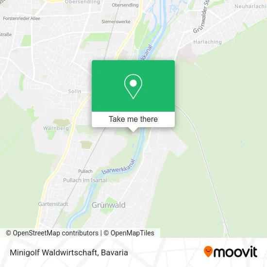 Карта Minigolf Waldwirtschaft