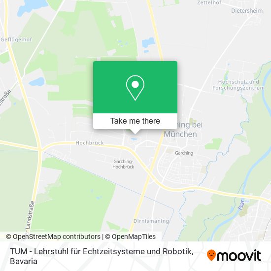 TUM - Lehrstuhl für Echtzeitsysteme und Robotik map