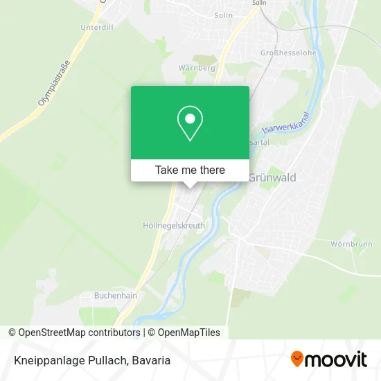 Карта Kneippanlage Pullach