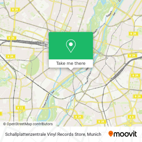 Schallplattenzentrale Vinyl Records Store map